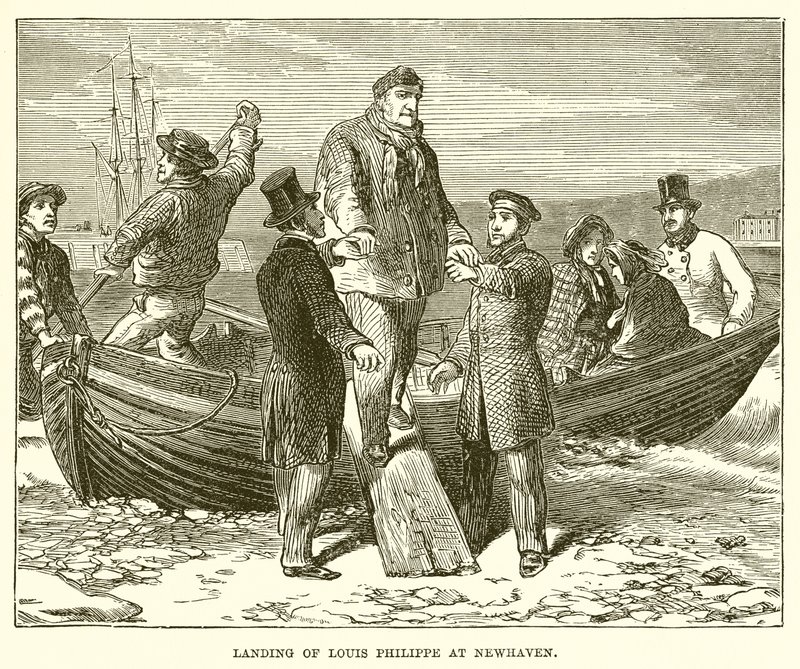 Aterrissagem de Louis Philippe em Newhaven de English School