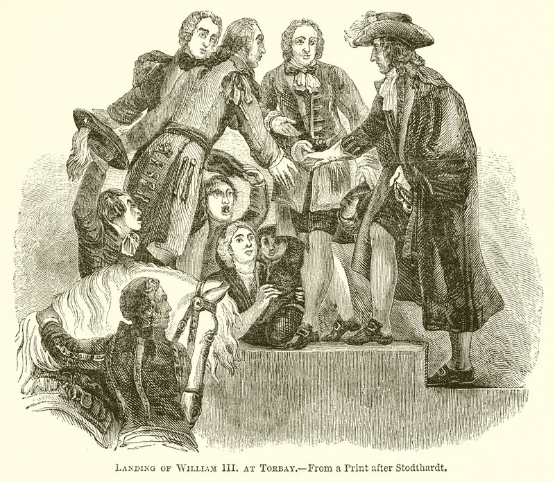 Desembarque de Guilherme III em Torbay de English School