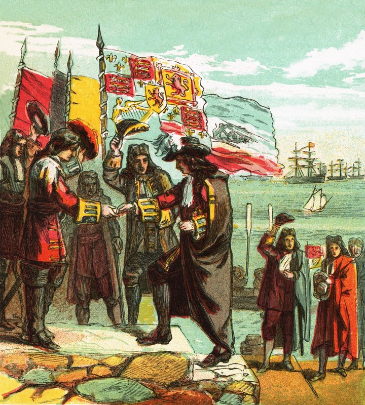 Desembarque de Guilherme de Orange de English School