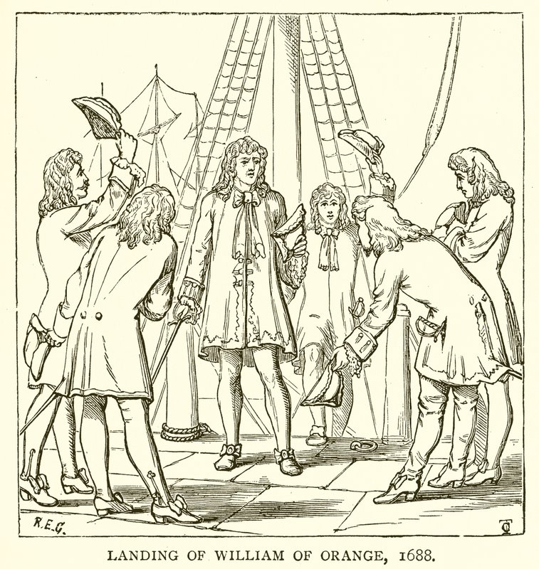 Desembarque de Guilherme de Orange, 1688 de English School