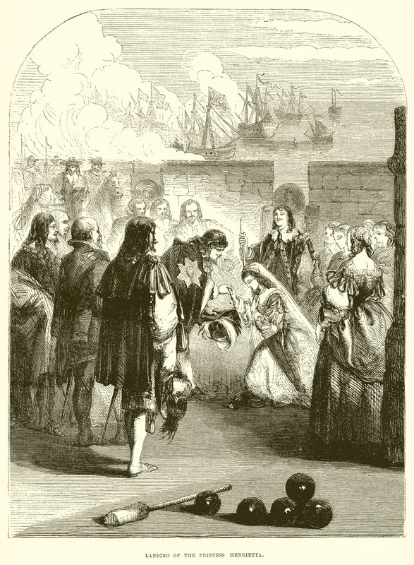Aterrissagem da Princesa Henrietta de English School