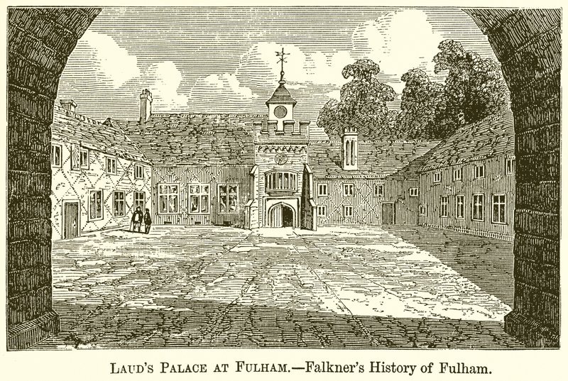 Lauds Palace at Fulham .-- Falkners História do Fulham de English School