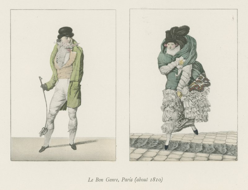O bom gênero, Paris (cerca de 1810) de English School