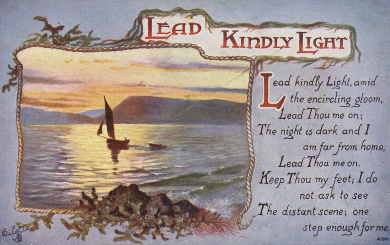 Lead Kindly Light (litografia a cores) de English School
