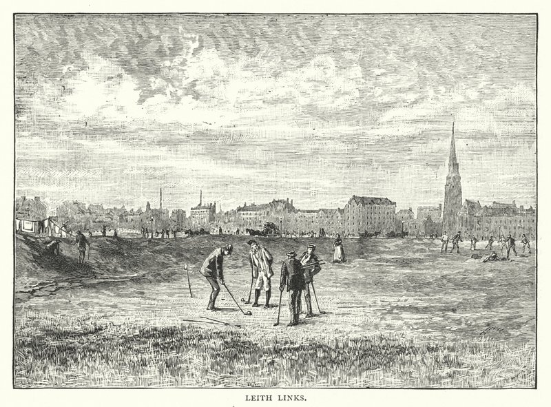Leith Links (gravura) de English School