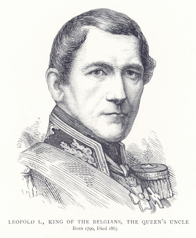 Leopold I, rei dos belgas, tio da rainha de English School