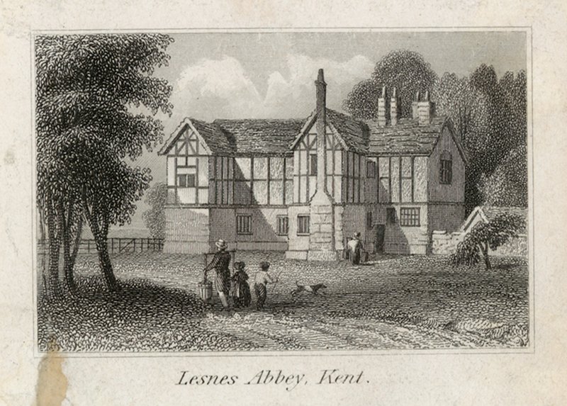 Abadia de Lesnes em Kent de English School