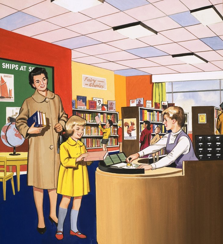 Atendente de biblioteca de English School