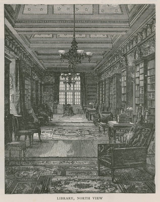 Biblioteca, vista norte, Holland House de English School