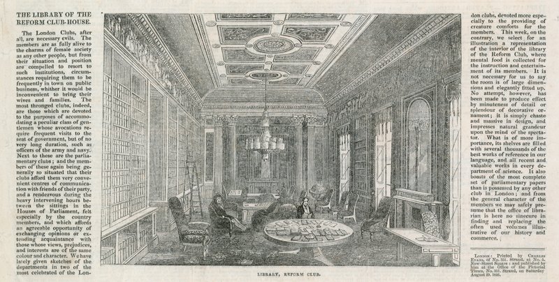 Biblioteca, o Reform Club de English School