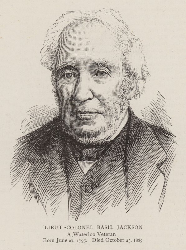 Tenente-coronel Basil Jackson (gravura) de English School