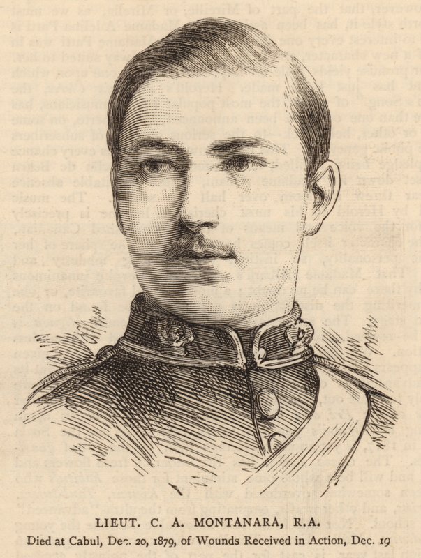 Tenente C A Montanara, RA (gravura) de English School