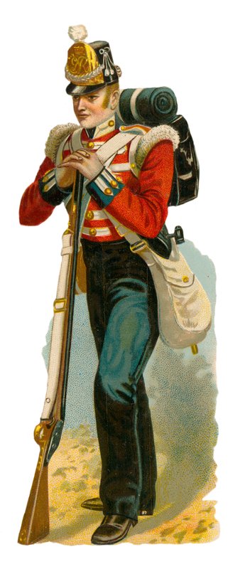 Tempo de infantaria leve de George IV de English School