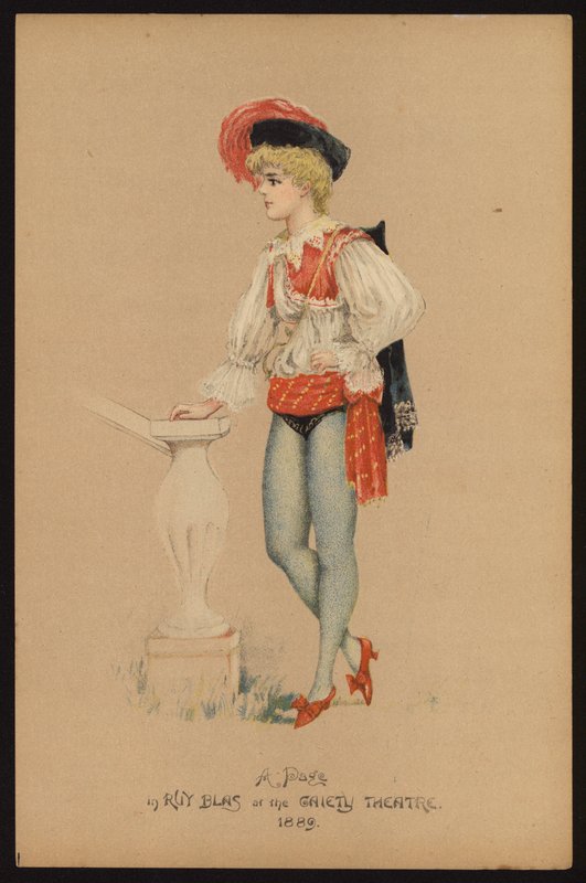 Lily Harold, actriz inglesa (cor litho) de English School