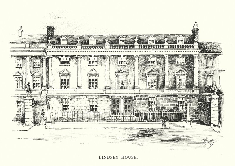 Lindsey House (litho) de English School