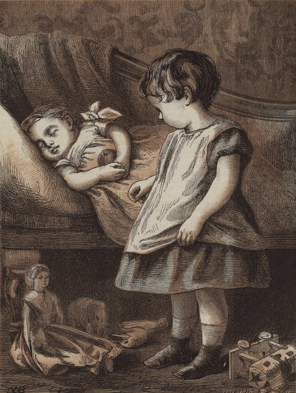 A pequena tentação de Fred (gravura) de English School