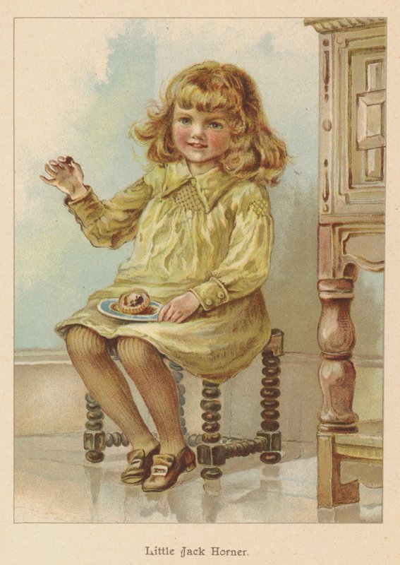 Pequeno Jack Horner (chromolitho) de English School