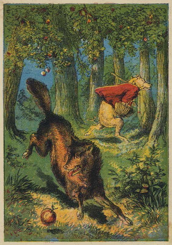 Fuga do Porquinho (litografia a cores) de English School