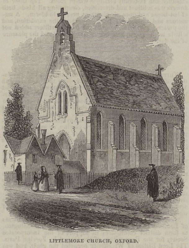 Littlemore Church, Oxford (gravura) de English School