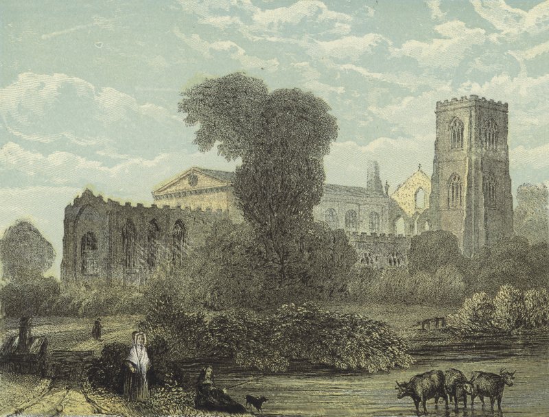 Catedral de Llandaff, North East View de English School
