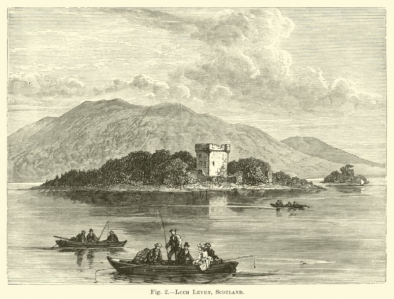 Loch Leven, na Escócia de English School