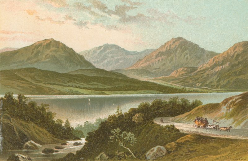 Loch Lomond da estrada para Stronaclacher de English School