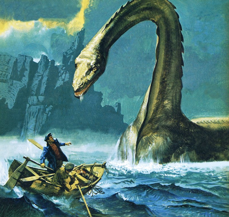 monstro do lago Ness de English School