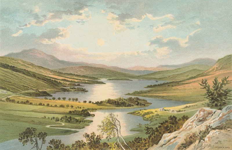 Loch Tummel - a visão da rainha de English School