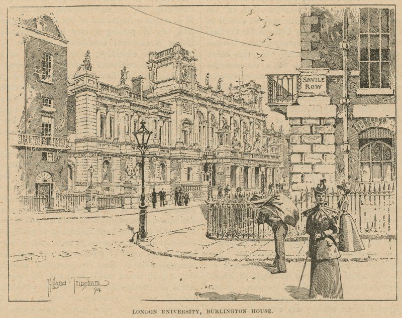 Universidade de Londres, Burlington House de English School