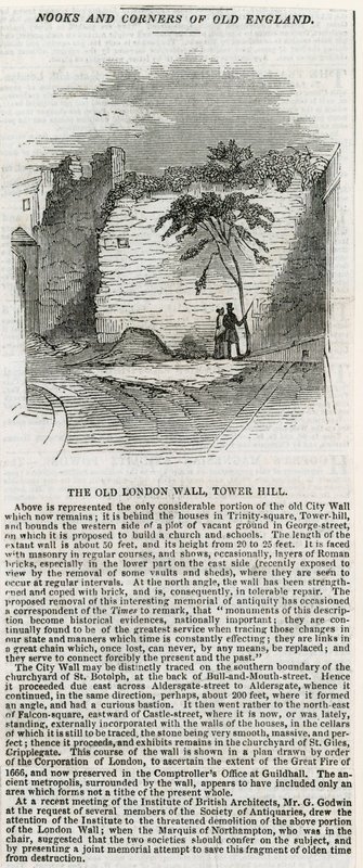 Muralha de Londres - Tower Hill de English School