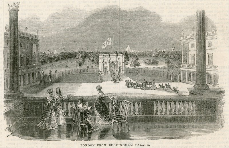 Londres, do Palácio de Buckingham de English School