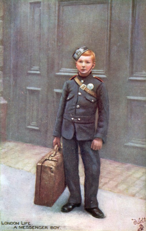 London messenger boy (cor litho) de English School