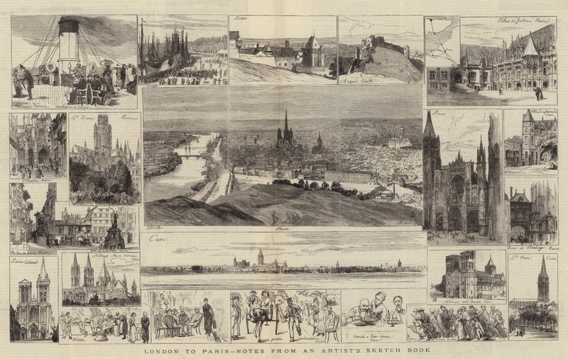 Londres a Paris, Notas de um Livro de Esboços do Artista (gravação) de English School