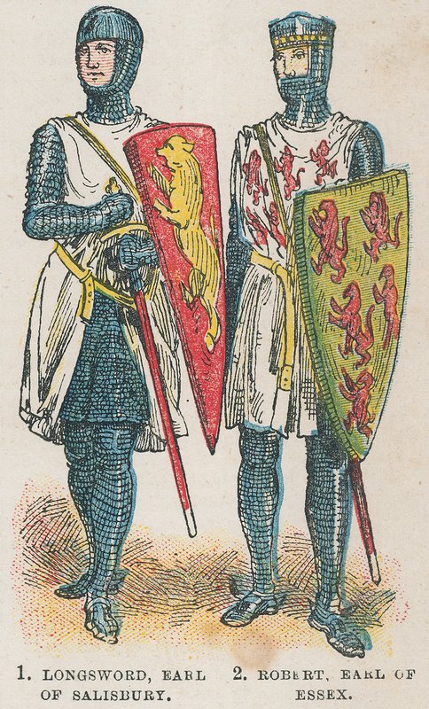 Espada Longa, Conde de Salisbury; Robert, conde de Essex de English School
