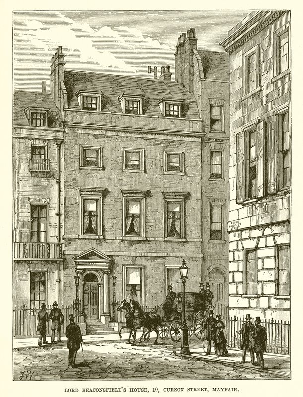 Lord Beaconsfields House, 19, Rua Curzon, Mayfair de English School