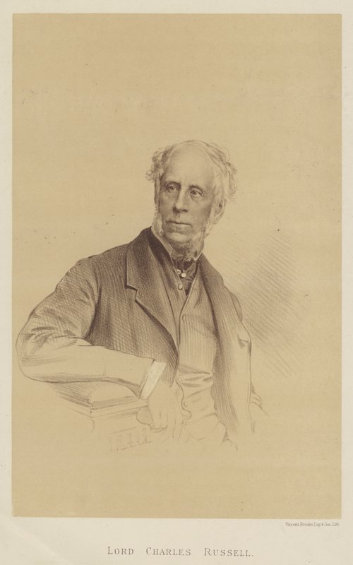 Lord Charles Russell (litho) de English School
