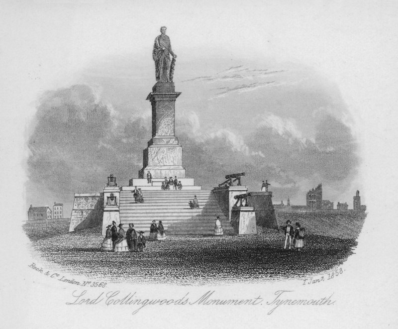 Monumento de Lord Colingwood, Tynemouth de English School
