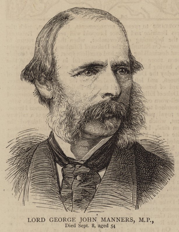 Lord George John Manners, deputado (gravura) de English School