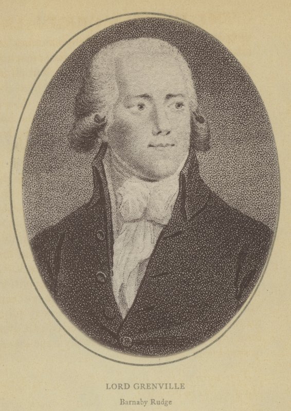Lord Grenville, Barnaby Rudge (litho) de English School