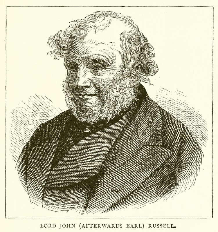 Lord John (depois Earl) Russell de English School