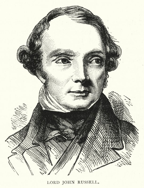 Lord John Russell (gravura) de English School