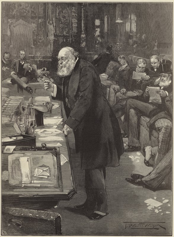Lord Salisbury sobre o projeto de conselhos paroquiais na Câmara dos Lordes de English School
