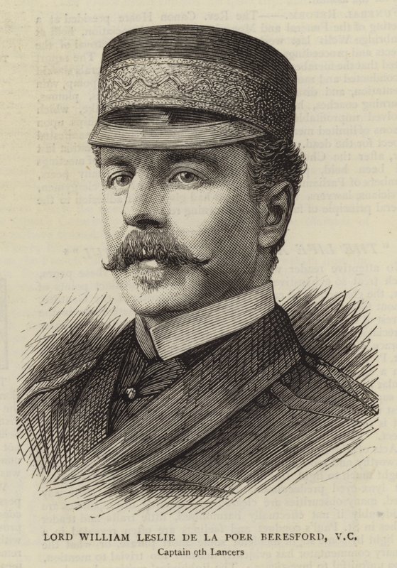 Lord William Leslie de la Poer Beresford, BC (gravura) de English School