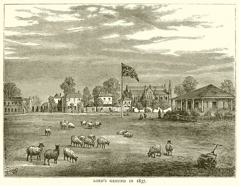 Lords Ground, em 1837 de English School