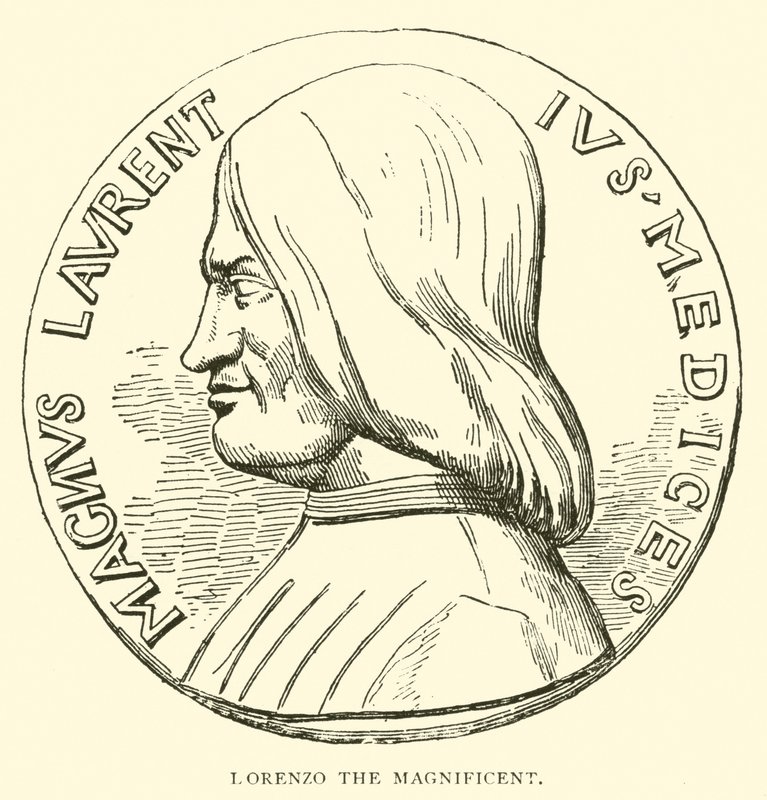 Lorenzo, o Magnífico (gravura) de English School