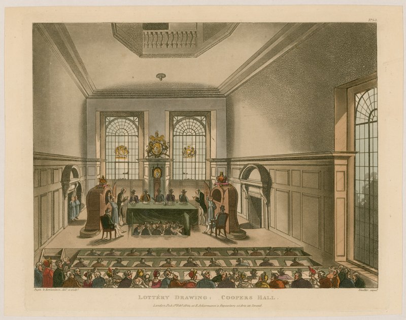 Desenho de loteria: Coopers Hall de English School