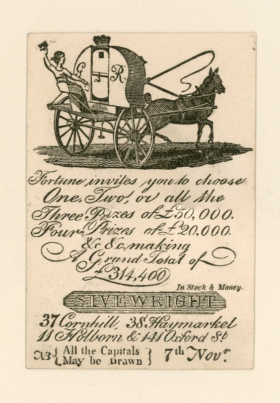 Anúncio de loteria de English School