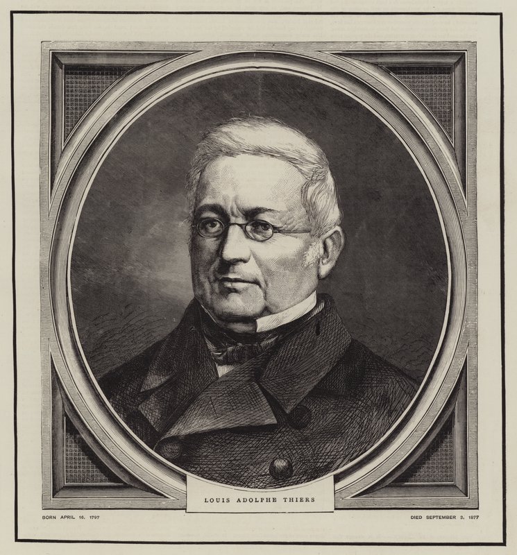 Louis Adolphe Thiers (gravura) de English School