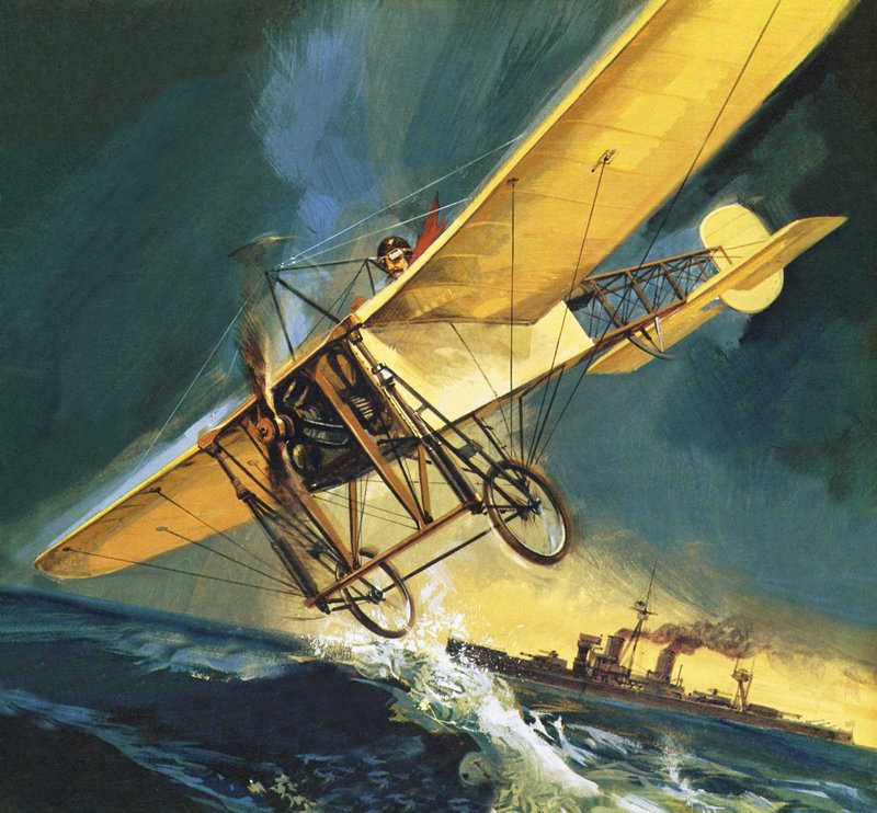 Louis Bleriot, pioneiro da aviação de English School