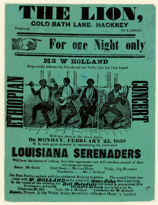 Serenaders de Louisiana no leão, Hackney de English School